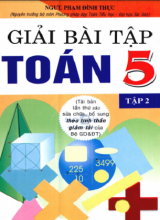 Giải bài tập toán lớp 5 tập 2